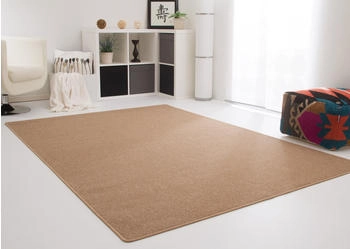 Steffensmeier Kurzflor Teppich Meddon beige 80x300 cm