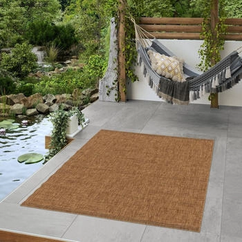 Steffensmeier In- und Outdoorteppich Oslo - Webmuster Dunkel Webmuster Dunkel 160x230 cm