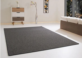 Steffensmeier Kurzflor Teppich Meddon anthrazit 240x290 cm