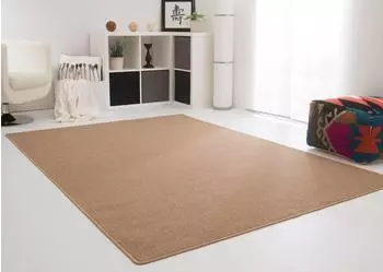 Steffensmeier Kurzflor Teppich Meddon beige 80x150 cm