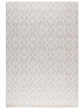 Steffensmeier In- und Outdoorteppich Bergen - Raute Raute grau 80x150 cm