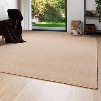 Steffensmeier Kurzflor Teppich Ibiza beige 200x250 cm