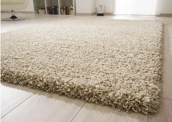 Steffensmeier Hochflor Teppich Twilight creme meliert 200x200 cm