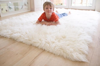 Steffensmeier Flokati Teppich 1500 Natur 200x250 cm