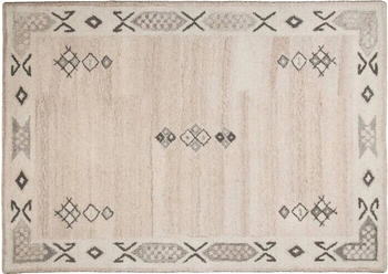 Theko Royal Berber Wollteppich beige