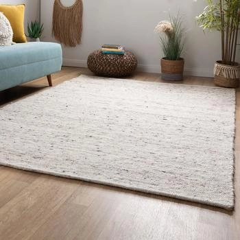 Steffensmeier Handweb Teppich Kos Natur Dunkel 80x150 cm