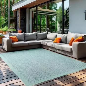 Teppium Unicolor 280x370cm blau