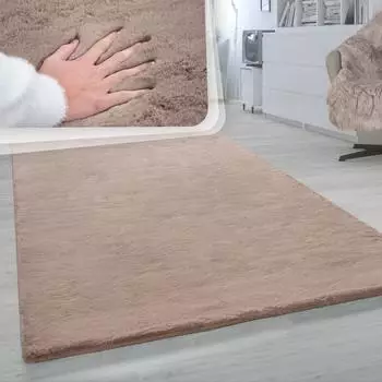 Paco Home Fellteppich Rabbit 780 (160x230cm) beige