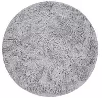 Paco Home Hochflor-Teppich "Silky 591" rund 37 mm H&ouml;he Uni-Farben, besonders...