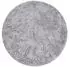 Paco Home Hochflor-Teppich Silky 591 (Ø:160cm) silber (silberfarben)