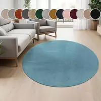 Paco Home - Teppich Wohnzimmer Kurzflor Waschbar Einfarbiger Moderner Stil Weich
