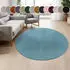 Paco Home Teppich Cadiz 630 (Ø:80cm) blau (türkis)