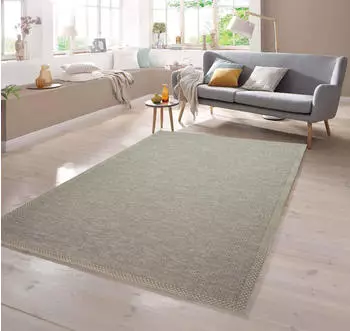 TeppichHome24 In- & Outdoor Teppich Sisal (160x220cm) beige grau
