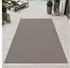 Carpetia Moderner Teppich Taupe Flechtstruktur Indoor Outdoor 80x250 cm