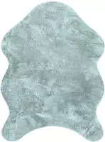 Paco Home Fellteppich "Pelt 640" fellf&ouml;rmig 16 mm H&ouml;he Kunstfell, Uni Farben, sehr