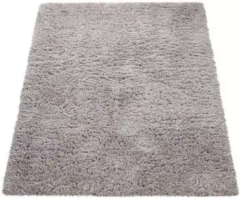 Paco Home Hochflor-Teppich Milano 861 (120x160cm) grau