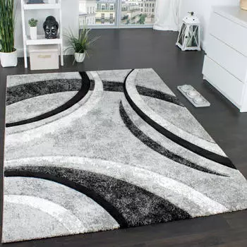 Paco Home Teppich Brillance 758 (80x150cm) grau