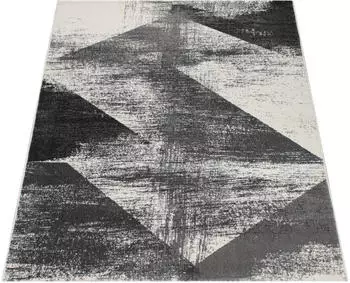 Paco Home Teppich Mero 102 (160x230cm) grau (anthrazit)