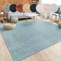 Paco Home Teppich "Porto 890" rechteckig 13 mm H&ouml;he Kurzflor, Uni-Farben,...