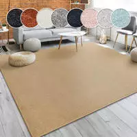 Paco Home Teppich "Porto 890" rechteckig 13 mm H&ouml;he Kurzflor, Uni-Farben,...