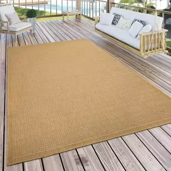 Paco Home Teppich Timber 125 (160x220cm) gelb
