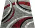 Paco Home Teppich Brillance 758 (80x150cm) rot (rot, grau)