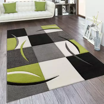 Paco Home Teppich Diamond 665 (240x330cm) grün
