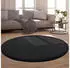 Paco Home Teppich Tatami 475 (Ø:200cm) schwarz