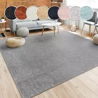 Paco Home Teppich "Porto 890" rechteckig 13 mm H&ouml;he Kurzflor, Uni-Farben,...