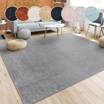 Paco Home Teppich Porto 890 (160x220cm) grau (anthrazit)