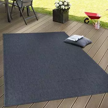 Paco Home Teppich Timber 125 (80x150cm) blau (navy)