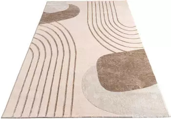 Paco Home Teppich Tuana 216 (80x150cm) beige