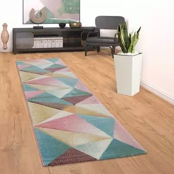 Paco Home L&auml;ufer Kosy 310 Gr. 11 (70x250cm) bunt (pastell)