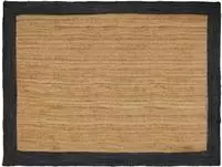 vidaXL Bereichsteppich Dunkelgrau 160 x 230 cm Jute