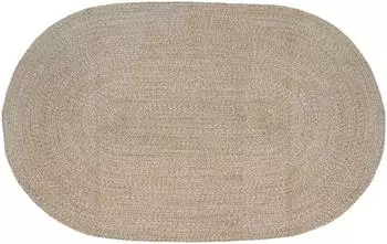 vidaXL Fl&auml;chenteppich Jute, wei&szlig;, 205x305cm