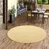 Snapstyle Sisal Natur Teppich rund, honig, 100cm (Astra)