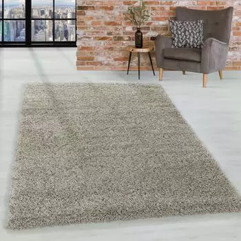 HomebyHome Sydney Hochflor Shaggy Teppich 300x400cm, natur (HH-SYDNEY3004003000NATUR)