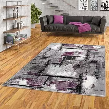Pergamon. Samba Modern Urban Teppich, rechteckig, violett, 120x170cm