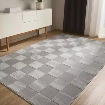 Benuta Claire Teppich grau, geometrisch-retro, 200x300cm