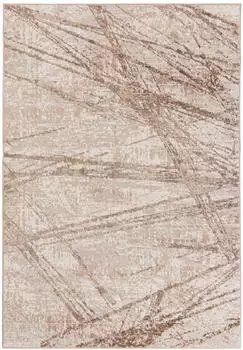 Mazovia Teppich Kurzflor, abstrakt, beige, 80x150cm (1021144)