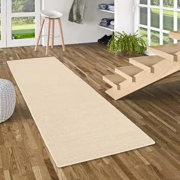Snapstyle Astra Hirse Sisal-Läufer, Natur, 100x400cm