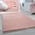 Paco Home Rabbit 780 Hochflor-Fellteppich Kunstfell, pink, 140x200cm