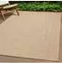 theCarpet Kansas Outdoor Teppich Jute-Look 80 x 150 cm rechteckig