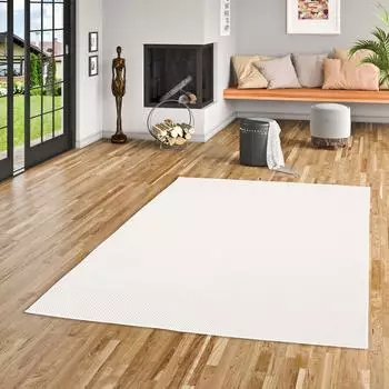 Pergamon. Valencia Flachgewebe-Teppich In & Outdoor, creme, 80x150cm