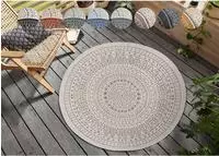 HANSE Home Teppich "Porto Wendeteppich" rund 5 mm H&ouml;he In-& Outdoor, Wetterfest,