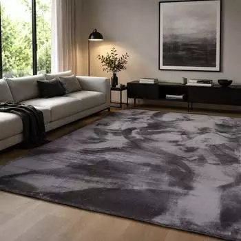 Pergamon. Fellteppich Pearl, rechteckig, 19mm, anthrazit, 80x150cm