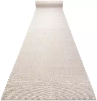 RugsX L&auml;ufer SISAL SION Melange flach gewebt Creme 80cm 80x100 cm