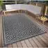 Hanse Home Clyde In- und Outdoor Teppich Lahal 155x235 cm Grau Beige