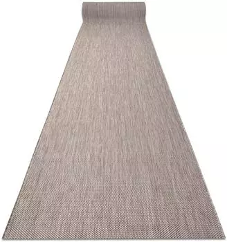 RugsX L&auml;ufer SISAL SION Melange flach gewebt beige 80cm 80x200 cm