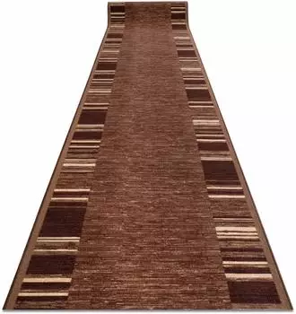 RugsX L&auml;ufer Antirutsch ADAGIO braun 90x400 cm